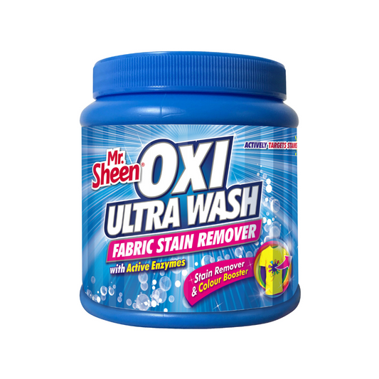 Mr Sheen Oxi Ultra Wash Stain Remover 500g Tub