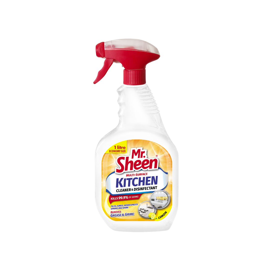 Mr Sheen Multi Surface Kitchen Cleaner & Disinfectant 1lt