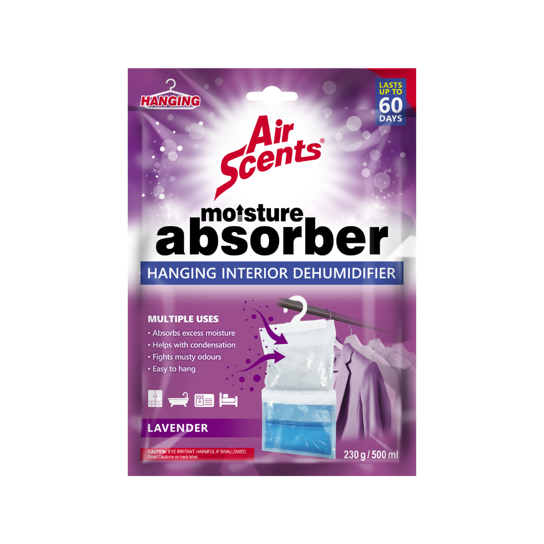 Air Scents Moisture Absorber Hanging Dehumidifier 230gr - Lavender