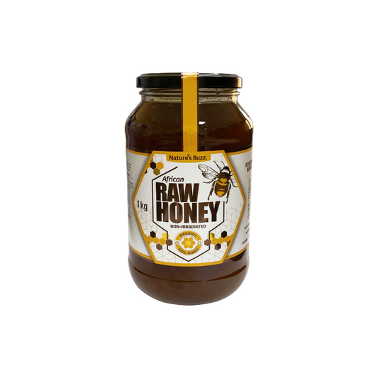 Nature's Buzz Raw Honey - 1kg Glass