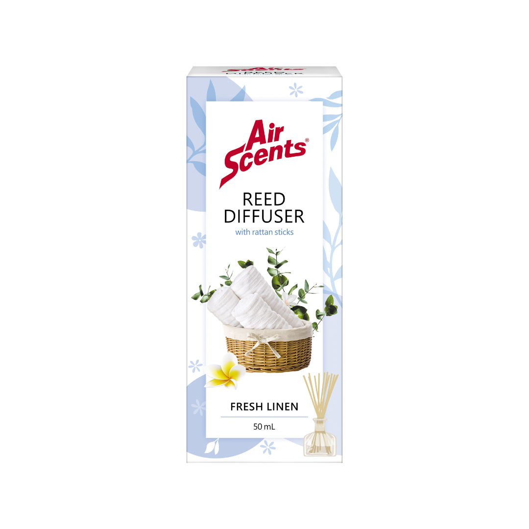 Air Scents Reed Diffusers 50ml - Fresh Linen