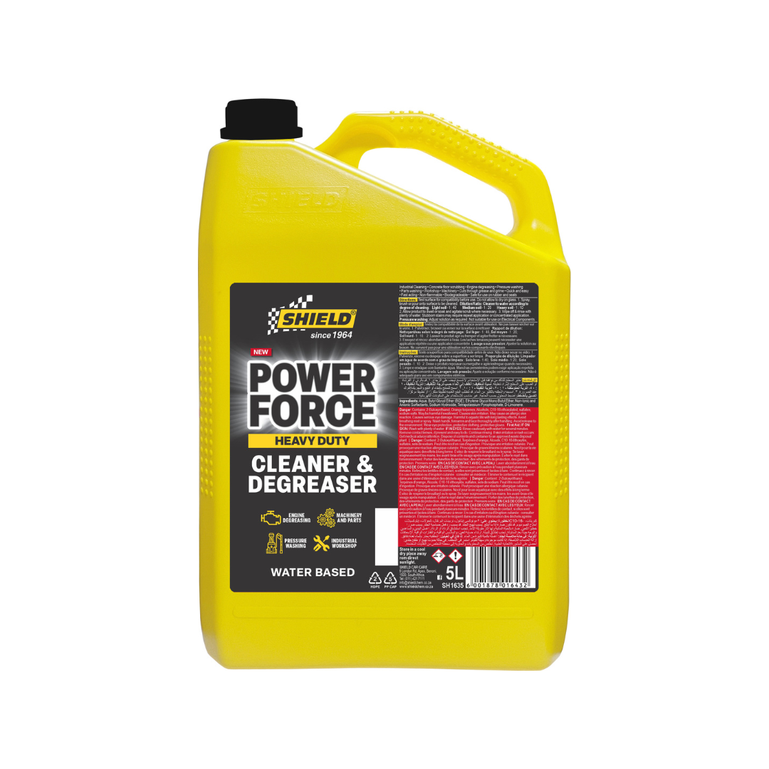 Shield Power Force Heavy Duty Degreaser 5lt