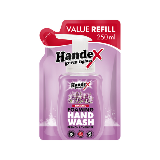 Handex Hygienic Foaming Hand Wash Refill 250ml - French Lavender