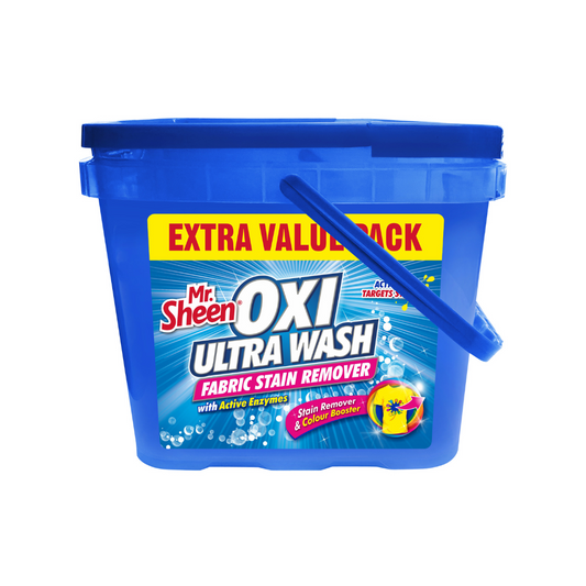 Mr Sheen Oxi Ultra Wash Fabric Stain Remover Extra Value Pack 2kg – Colours