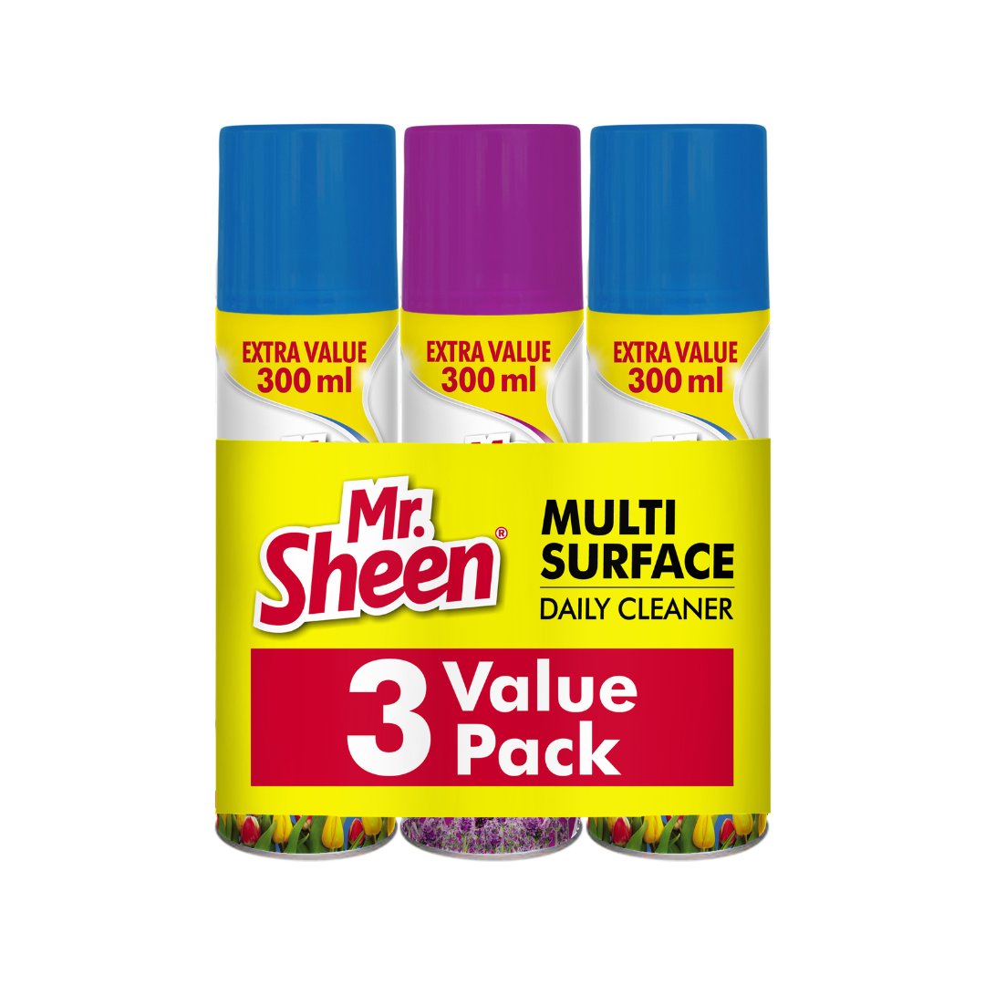 Mr Sheen Multi Surface Cleaner 300ml - Triple Pack