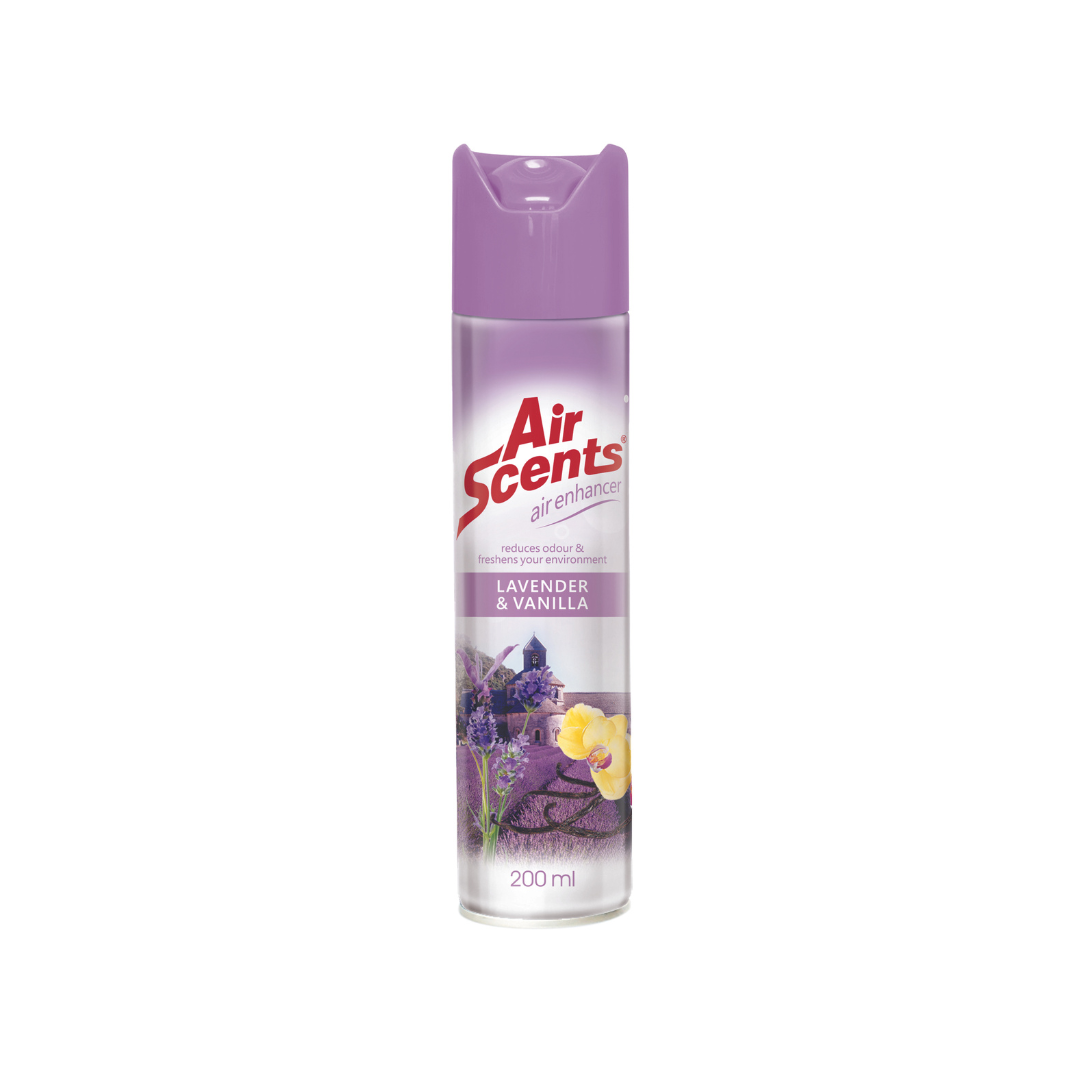 Air Scents Aerosol 200ml - Lavender & Vanilla