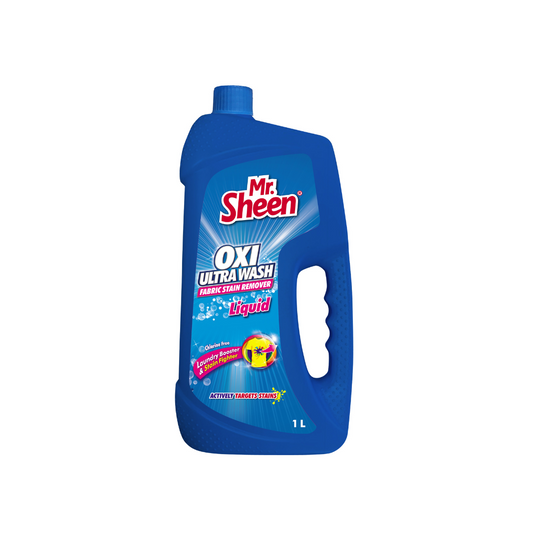 Mr Sheen Oxi Ultra Wash Fabric Stain Remover Liquid 1 litre