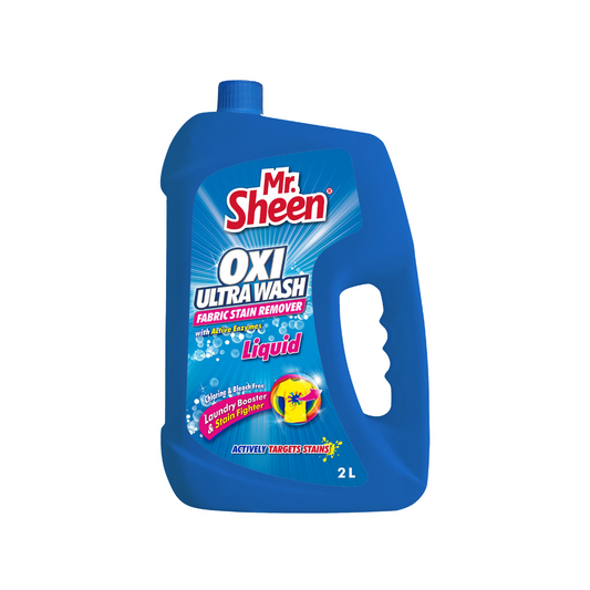 Mr Sheen Oxi Ultra Wash Fabric Stain Remover Liquid 2 litre