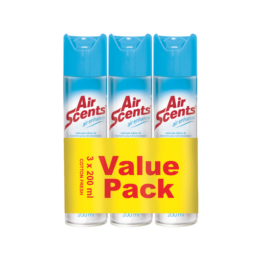 Air Scents Triple Pack 200ml - Cotton Fresh