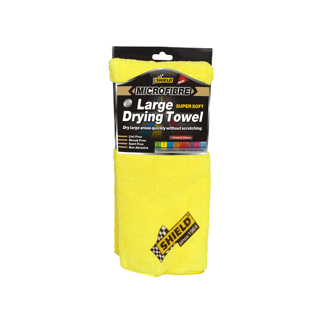 Shield MicroFibre Yellow Large Drying Towel