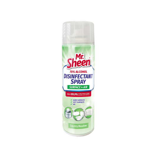 Mr Sheen Disinfectant Spray Surface & Air 500ml - Country Meadow