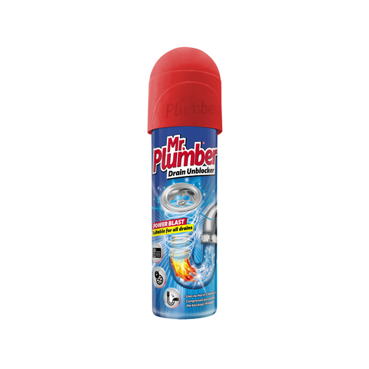 Mr Plumber Drain Unblocker Aerosol Powerblast 180ml