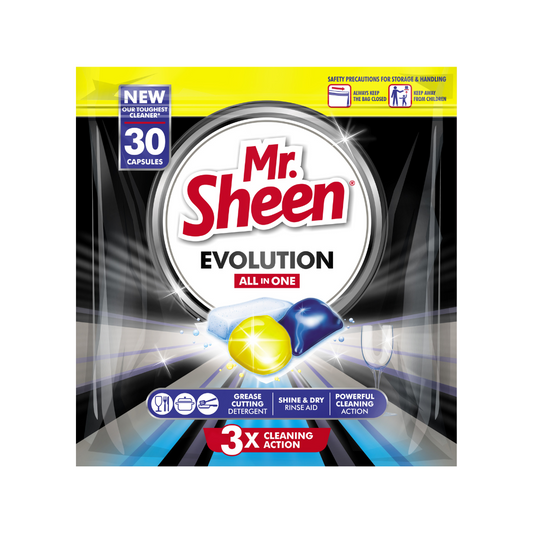 Mr Sheen Evolution DIshwashing Capsules - 30 Pack