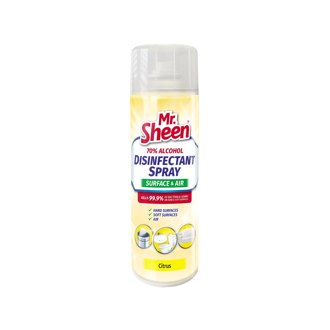 Mr Sheen Disinfectant Spray Surface & Air 500ml - Citrus