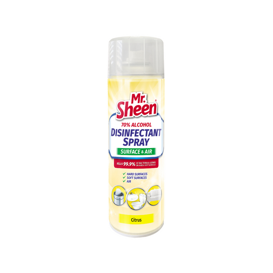 Mr Sheen Disinfectant Spray Surface & Air 500ml - Citrus