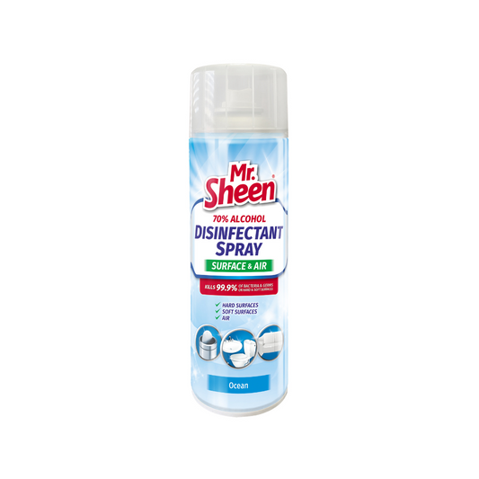 Mr Sheen Disinfectant Spray Surface & Air 500ml - Ocean