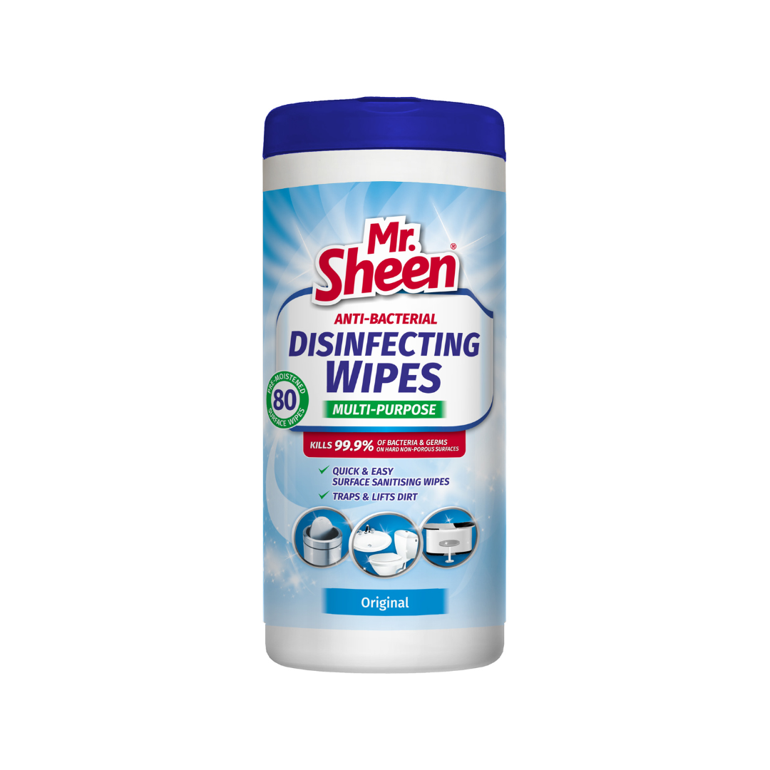 Mr Sheen Anti-Bacterial Disinfectant Wipes