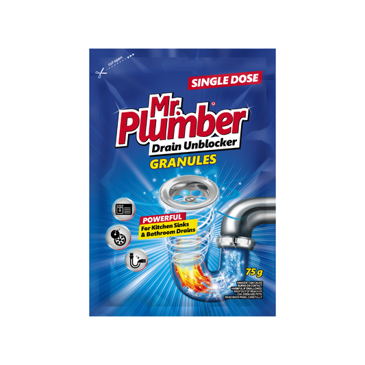 Mr Plumber Drain Unblocker Granules 75g - Single Dose