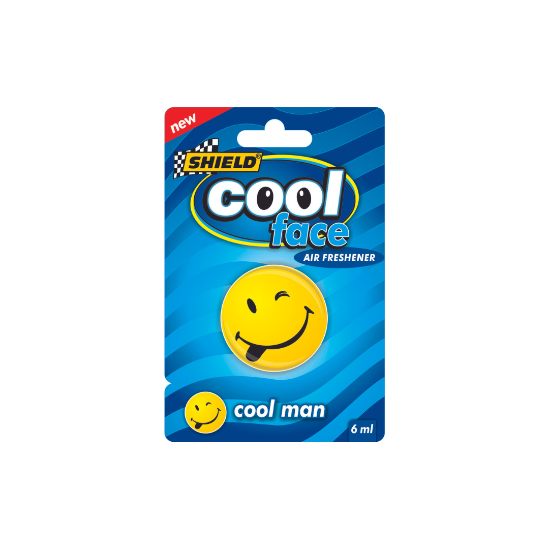 Shield Cool Face Air Freshener - Cool Man