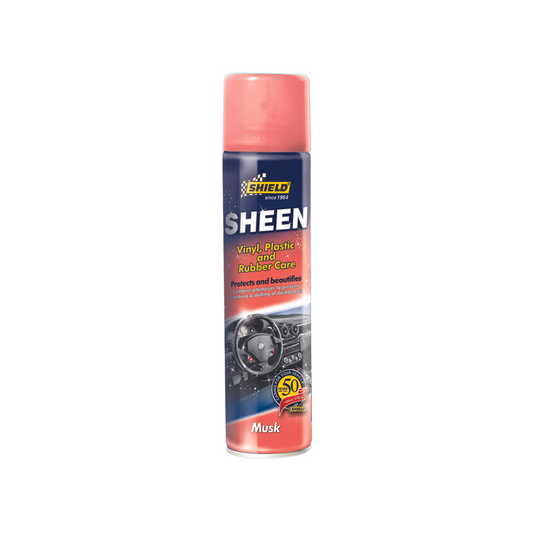 Shield Sheen Vinyl, Plastic & Rubber Care 300ml - Musk