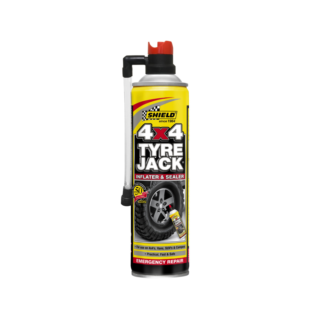 Shield Tyre Jack 4 X 4 Emergency Tyre Inflator 500ml