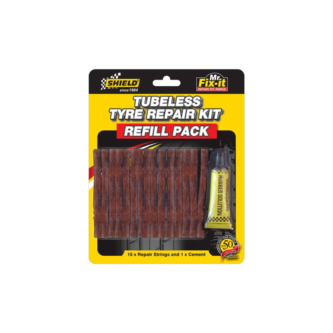 Shield Tubeless Tyre Repair Kit Refill Pack